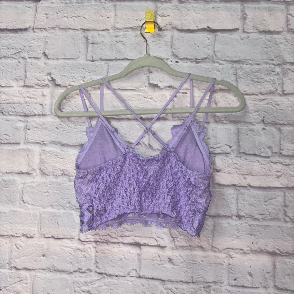 Lavender Lace Bralette - Picture 2 of 11